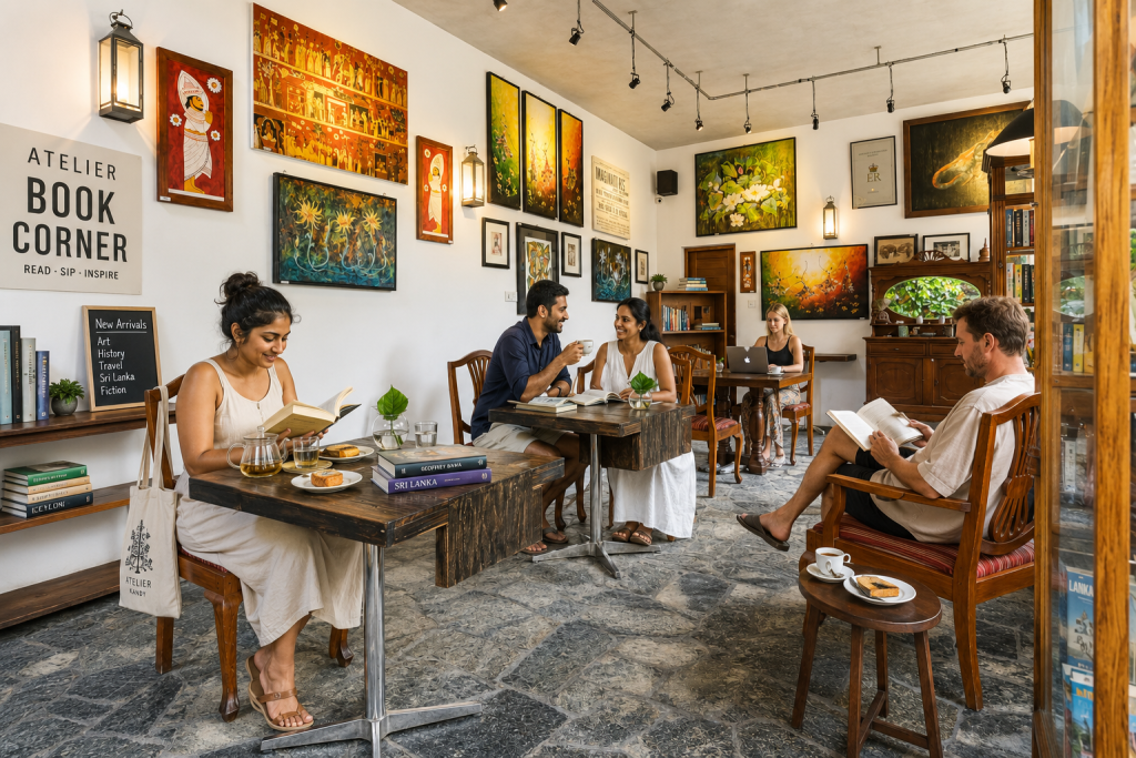 Atelier Book Corner: Read, Sip, Inspire